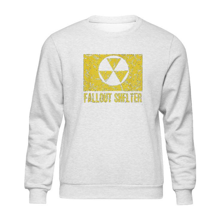 Fallout Shelter Nuclear War Radioactive Nostalgia Sweatshirt