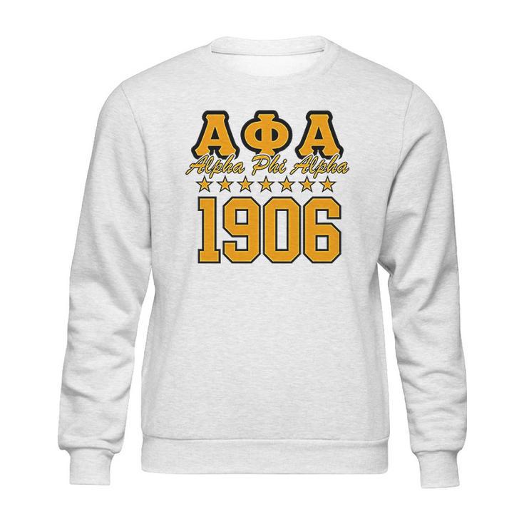 Fashion Greek Alpha Phi Alpha 7 Stars 1906 Ringer Sweatshirt