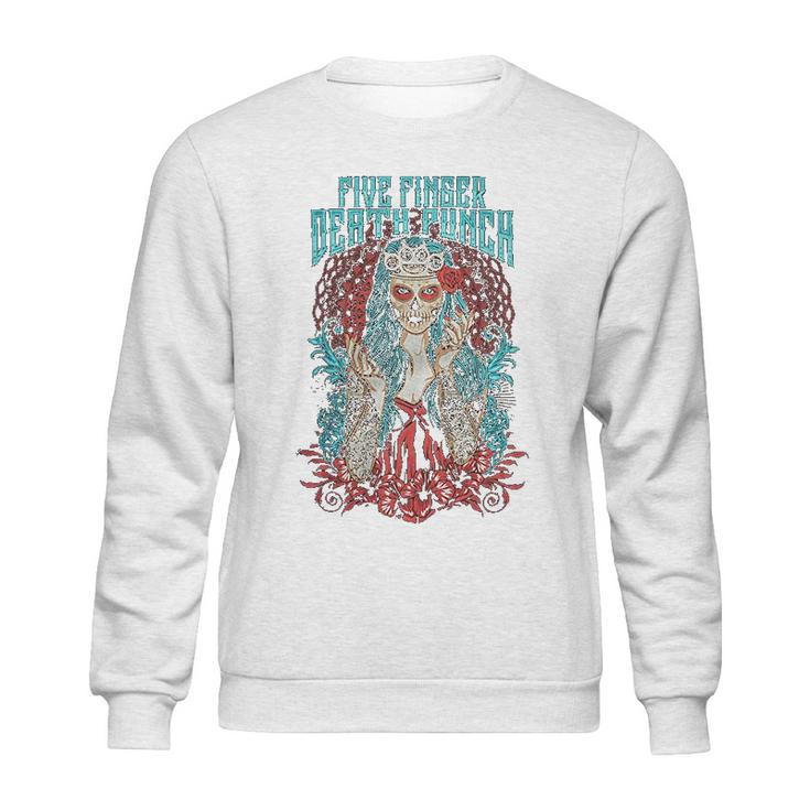 Five Finger Death Punch  Lady Muerta Sweatshirt