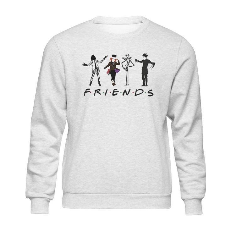 Friends Horror Tim Burton Edward Sweatshirt