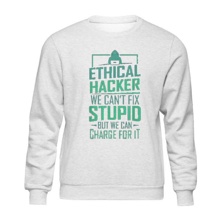 Funny Computer Hacker Cybersecurity Ethical Hacker Code Gift Sweatshirt