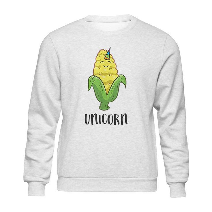 Funny Uni Corn Unicorn Corn Lovers Corn Farmer Sweatshirt