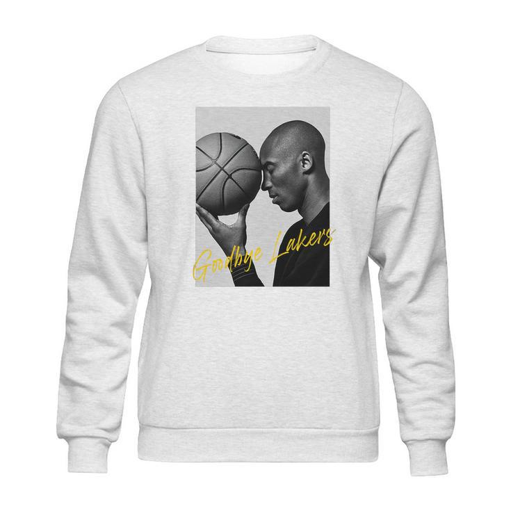 Good Bye Lakers Kobe Bryant Mono Art Sweatshirt