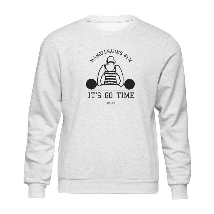 Guerrilla  Mandelbaums Gym Funny Graphic Sweatshirt