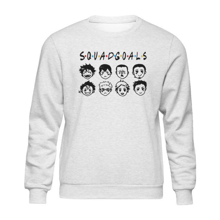 Haikyuu Squad Goals Funny Sweatshirt