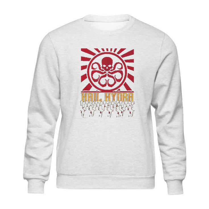 Hail Hydra Army Propaganda Graphic Sweatshirt