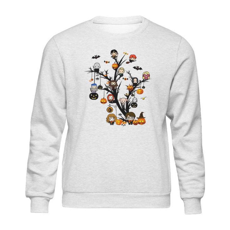 Harry Potter Chibi Pumpkin Halloween Tree Shirt Sweatshirt