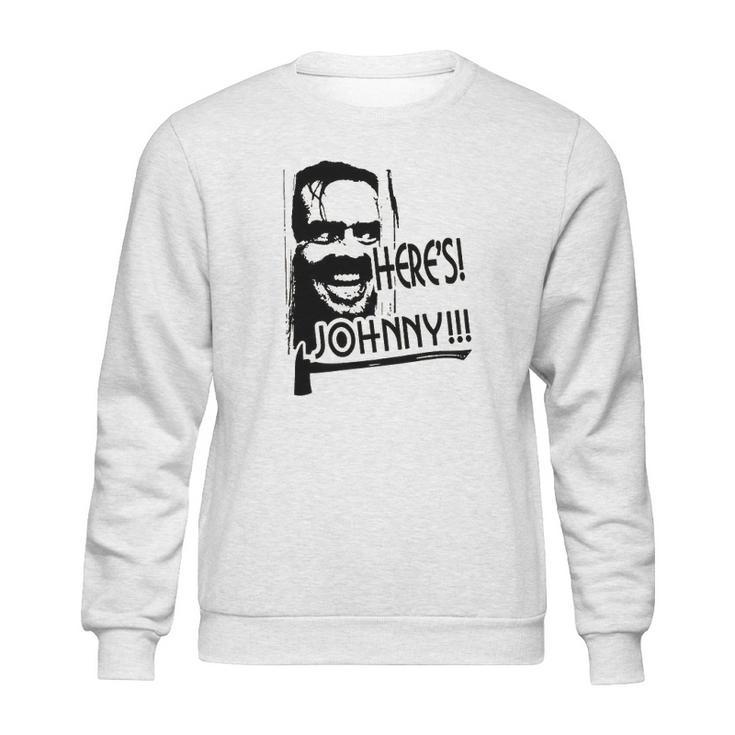 Heres Johnny The Shining Overlook Hotel Stanley Kubrick Stephen King Horror Movie Sweatshirt