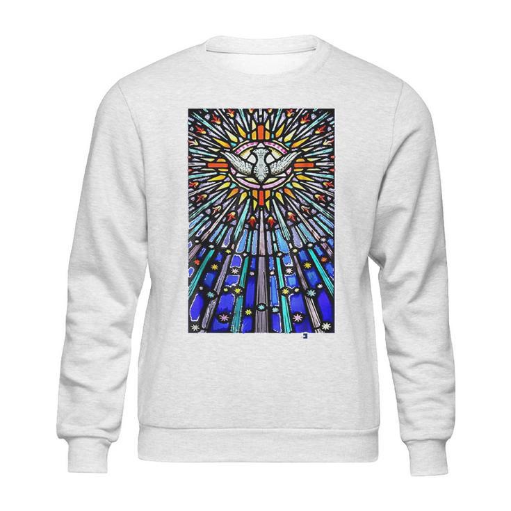 Holy Spirit Descending Like A Dove Sweatshirt