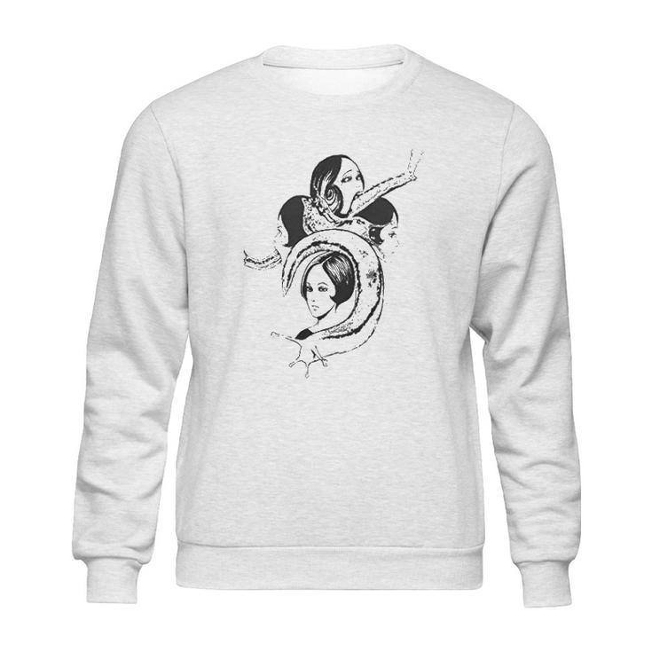 Horror Junji Ito Slug Girl Sweatshirt