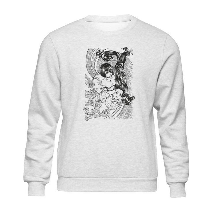 Junji Ito Uzumaki Girls Sweatshirt