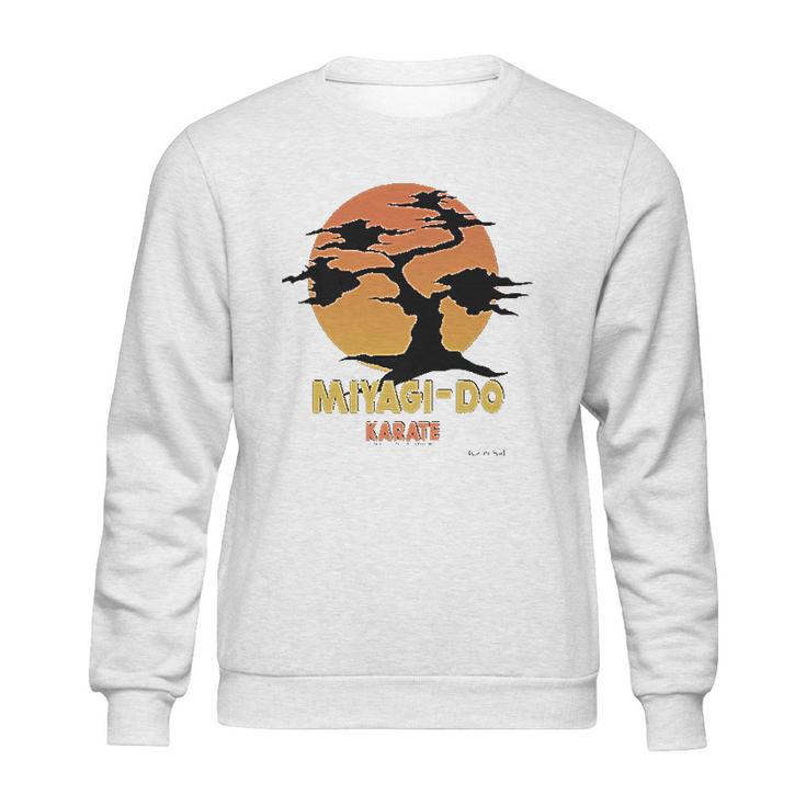 Karate Kid Miyagi Do Banzai Tree Sunset Sweatshirt