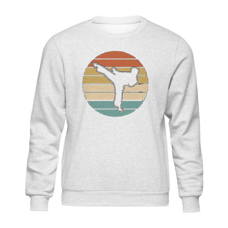 Karate Martial Arts Silhouette Youth Sweatshirt