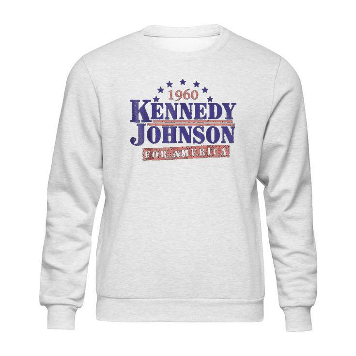 Kennedy Johnson 1960 Presidential Jfk Sweatshirt