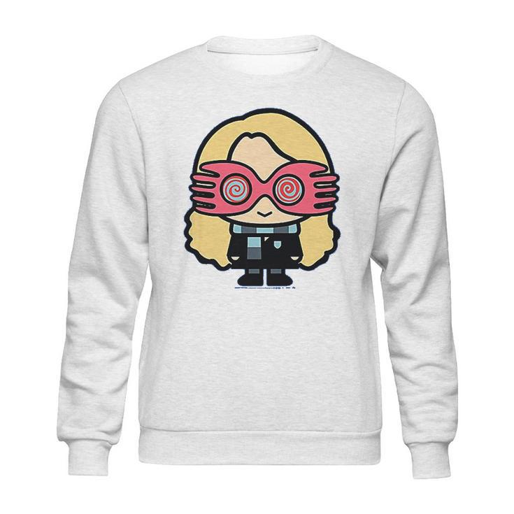 Kids Harry Potter Luna Lovegood Cute Cartoon Style Portrait Sweatshirt