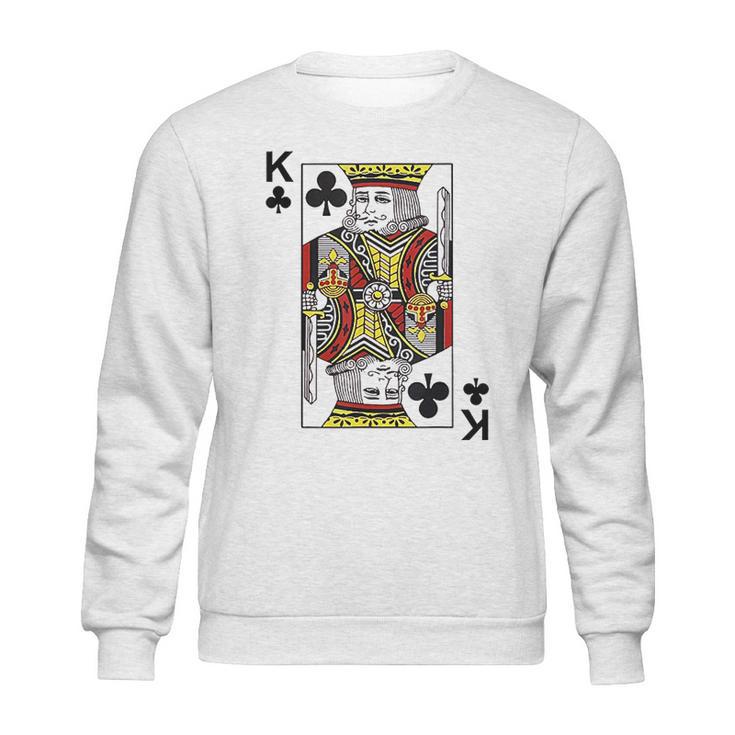 - King Of Clubs Blackjack Cards Poker 21 Sweatshirt