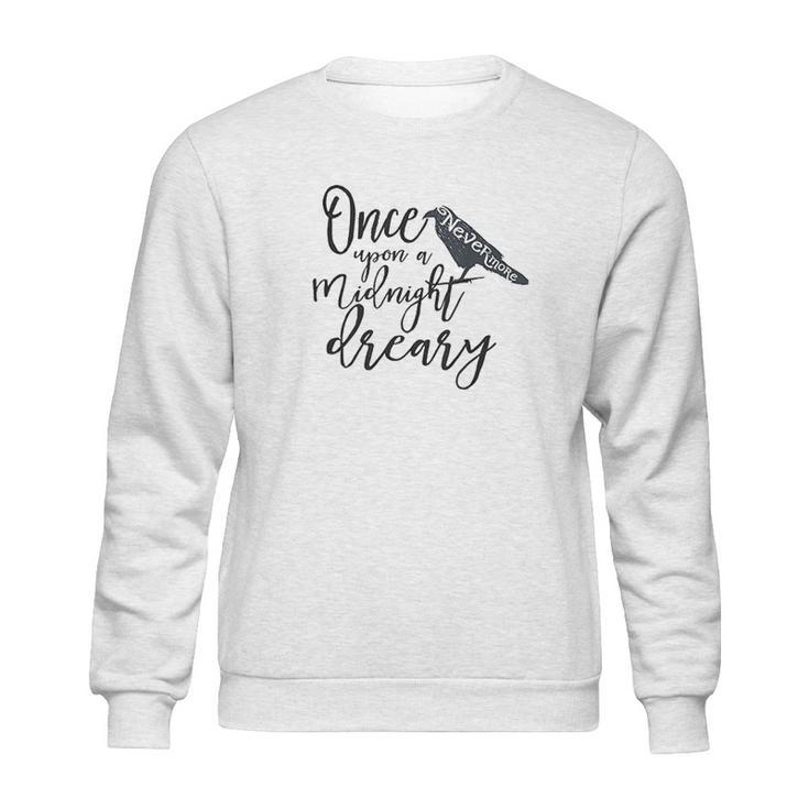 Literary Gift Edgar Allan Poe Nevermore Raven Sweatshirt