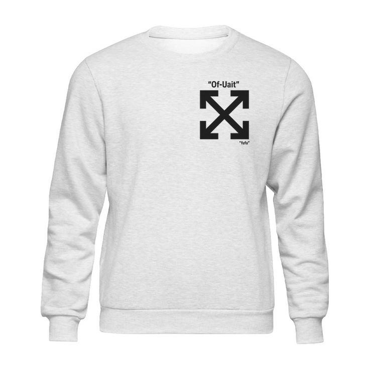 Logo Brand Off White Sweatshirt