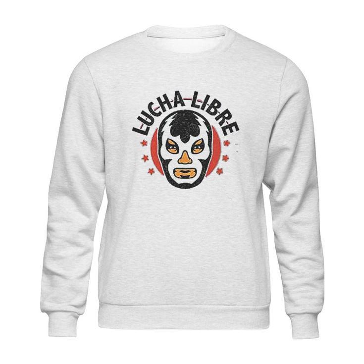 Lucha Libre Retro Mexican Wrestler Sweatshirt