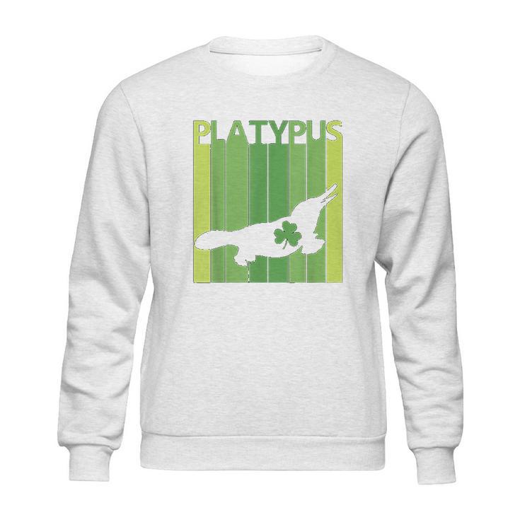 Lucky Platypus St Patricks Day Irish Gift Sweatshirt