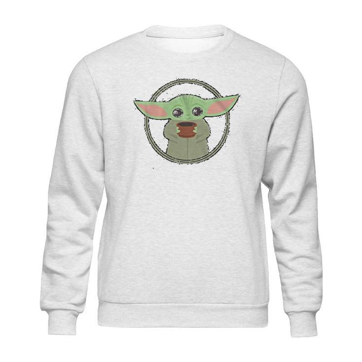 The Mandalorian Child Baby Yoda Chibi Soup Sweatshirt