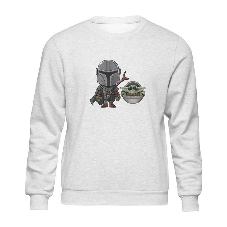 Mandalorian Cute Chibi Sweatshirt