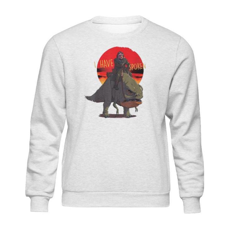 The Mandalorian Kuiil Blurrg I Have Spoken Sweatshirt