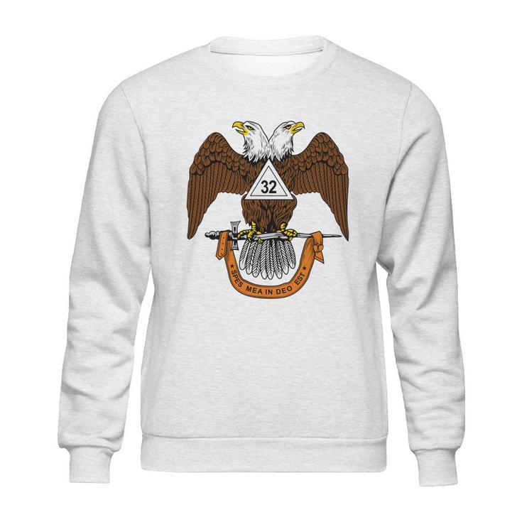 Mens 32Nd Degree Mason Masonic Scottish Rite Down Sweatshirt