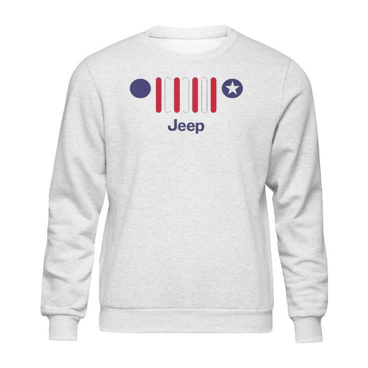 Mens Jeep America 7-Slot Grille Sweatshirt