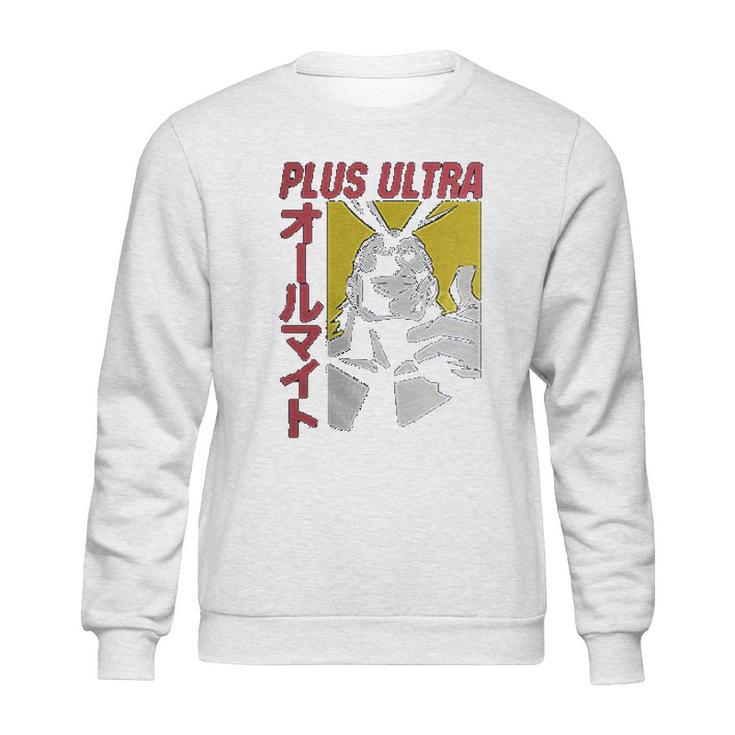 Mha My Hero Academia All Might Plus Ultra Sweatshirt