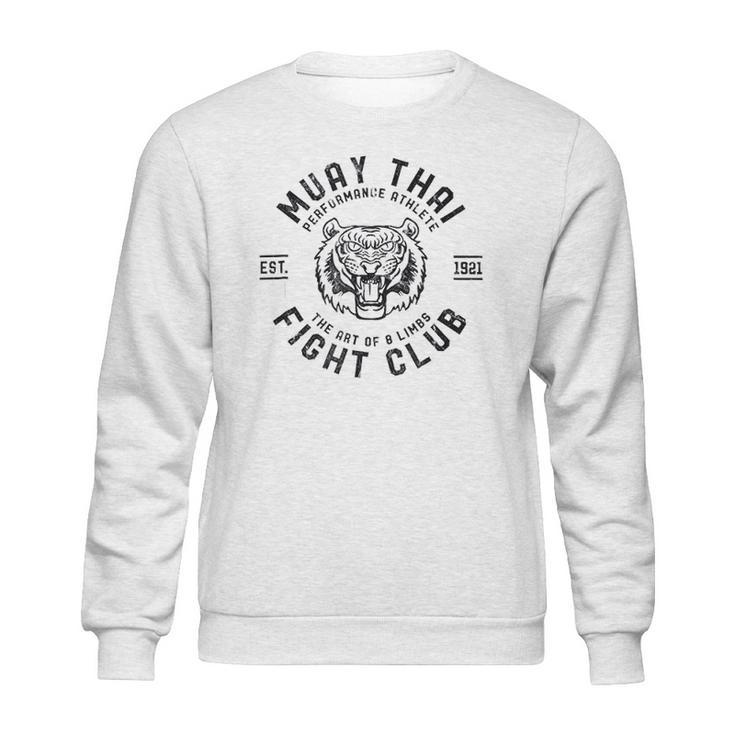 Muay Thai Fight Club Tiger Kick Boxing Gift Sweatshirt