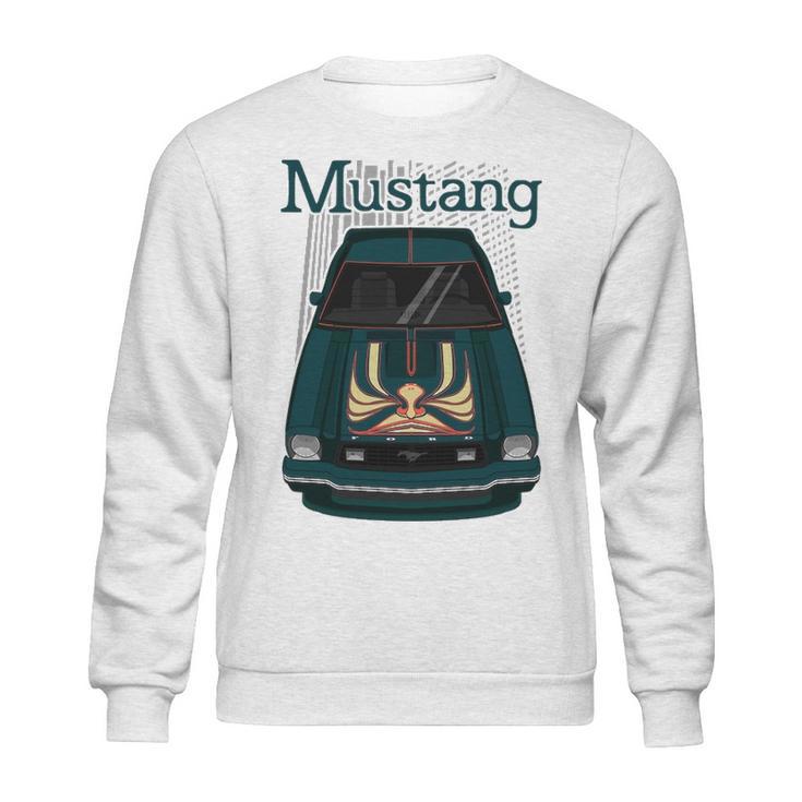 Mustang King Cobra 1978 Aqua Metallic Sweatshirt