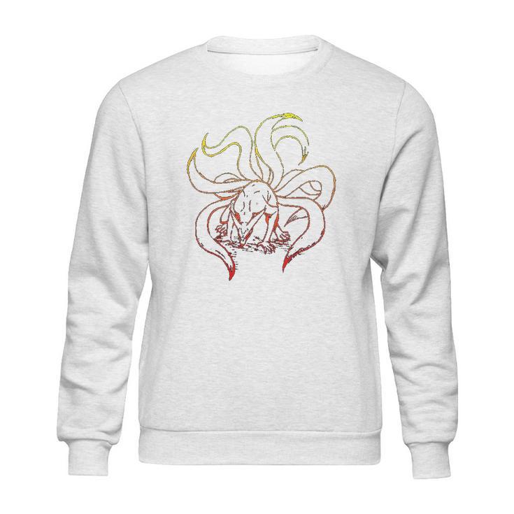 Naruto Shippuden Nine Tails Gradient Sweatshirt