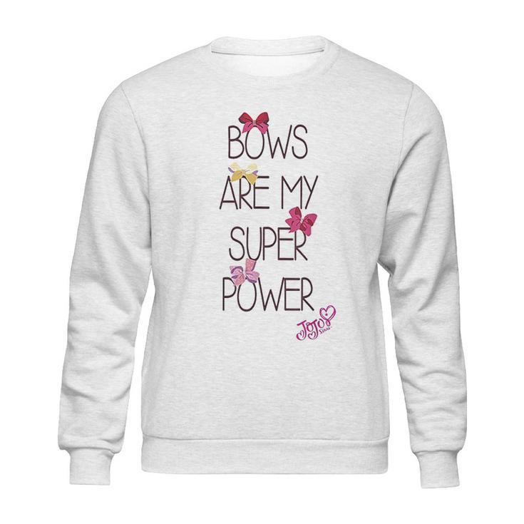 Nickelodeon Jojo Siwa Bows Are My Super Power Sweatshirt