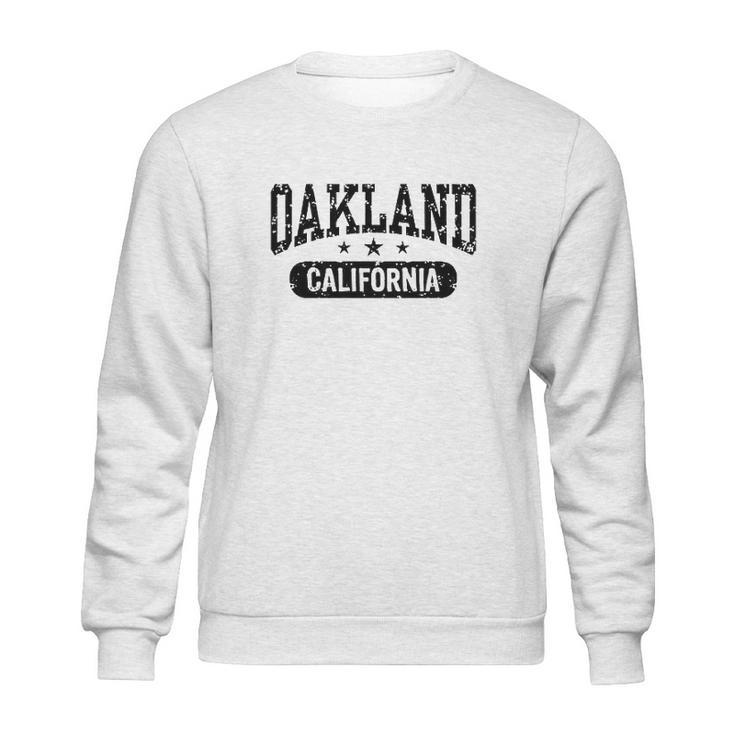 Oakland California White Sweatshirt