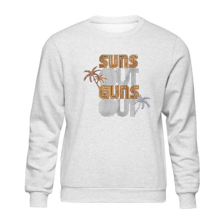 Palm Trees Suns Out Sweatshirt