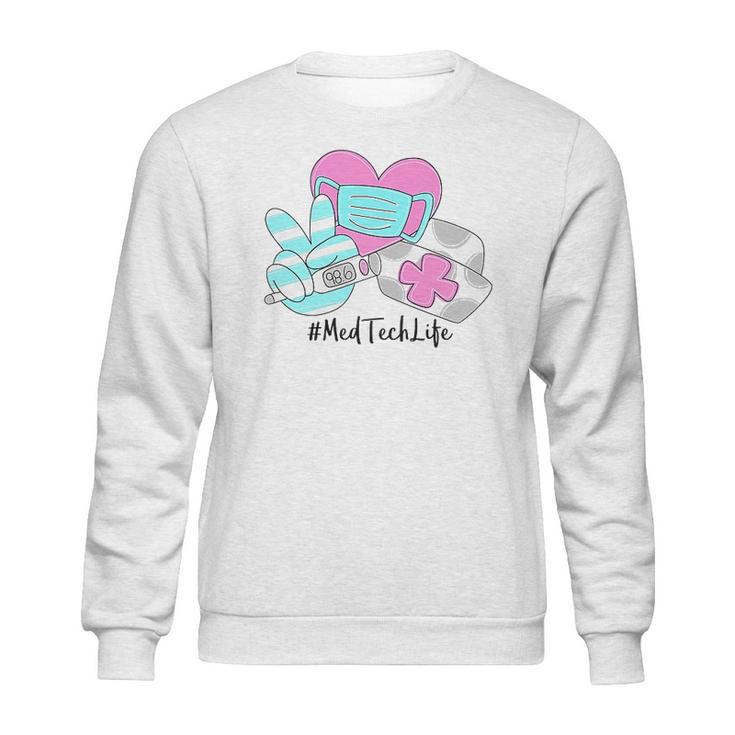 Peace Love Nursing Med Tech Sweatshirt