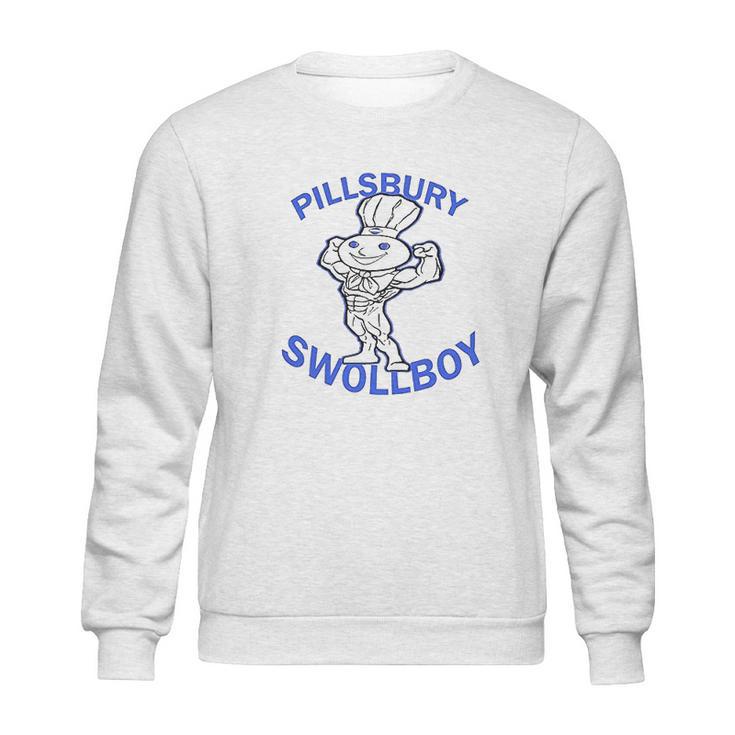 Pillsbury Swollboy Pumped Popping Fresh Parody Sweatshirt