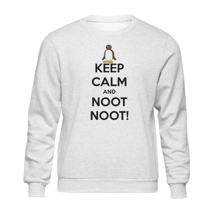 Pingu Keep Calm And Noot Noot Sweatshirt