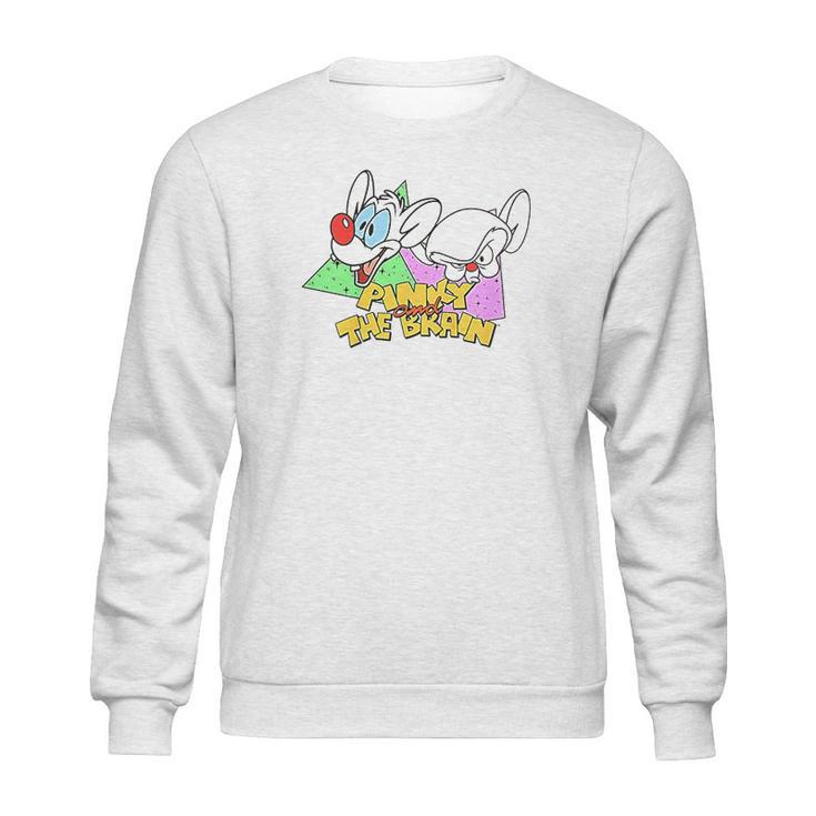 Pinky And The Brain Retro Portrait Sweatshirt