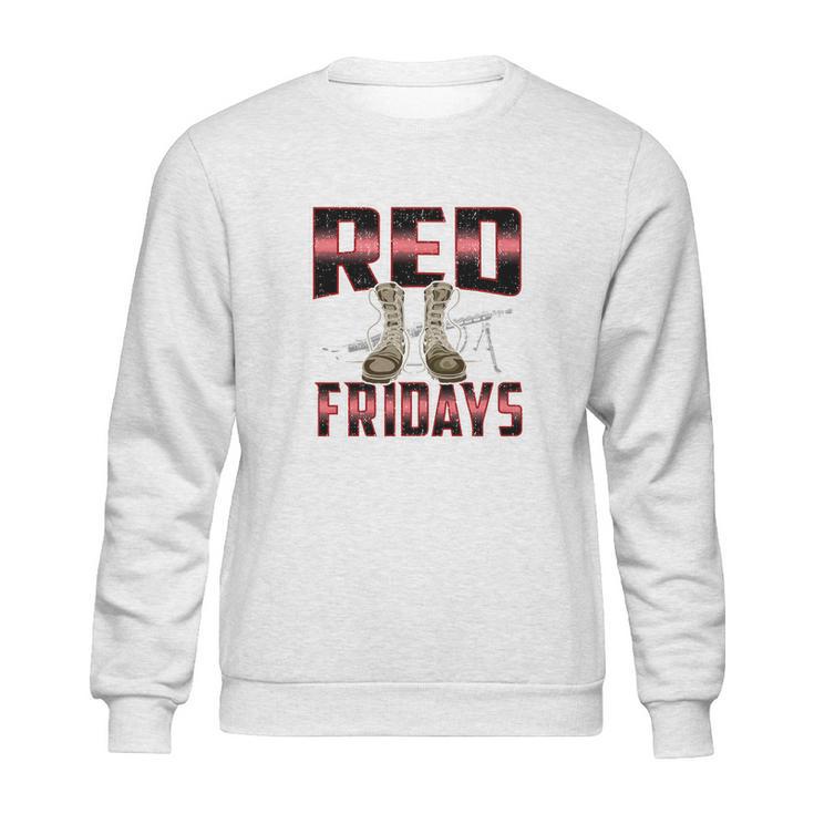 Remember Deployed Cousin Red Fridays Sweatshirt