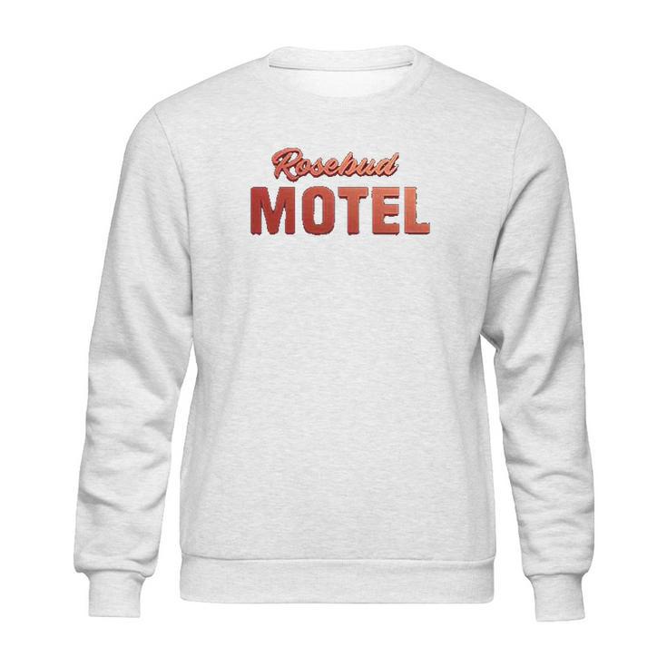 Rosebud Motel Retro Funny Rose Family Sweatshirt