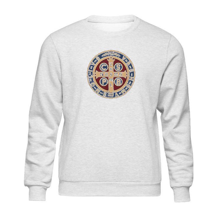 The Saint Benedict Medal Catholic Sweatshirt