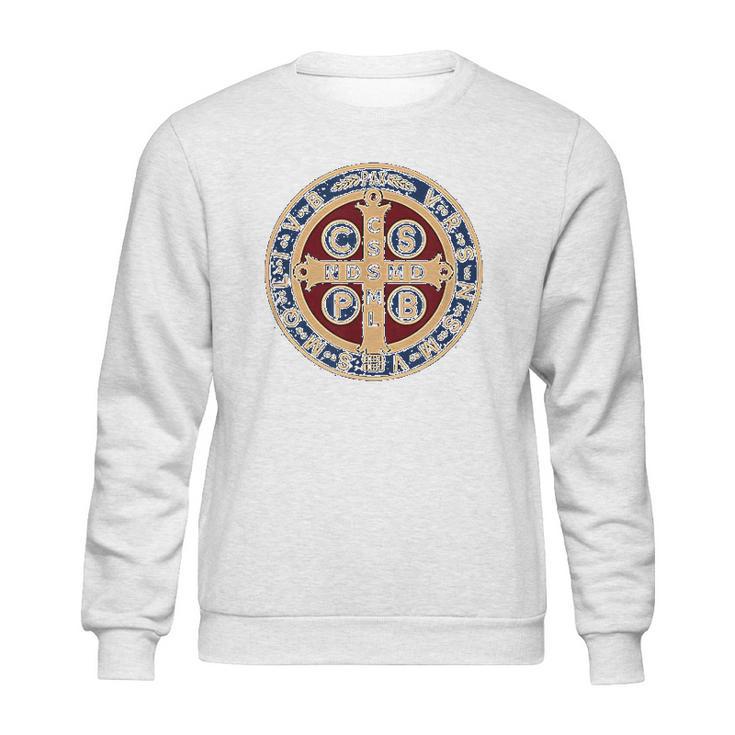 The Saint Benedict Medal Catholic Sweatshirt