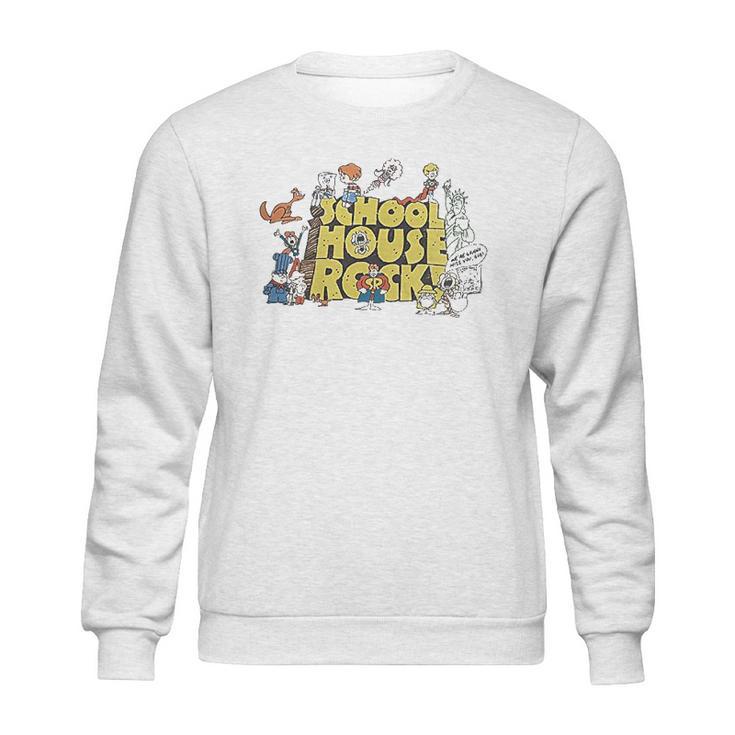 Schoolhouse Rock Mens Baseball Sweatshirt