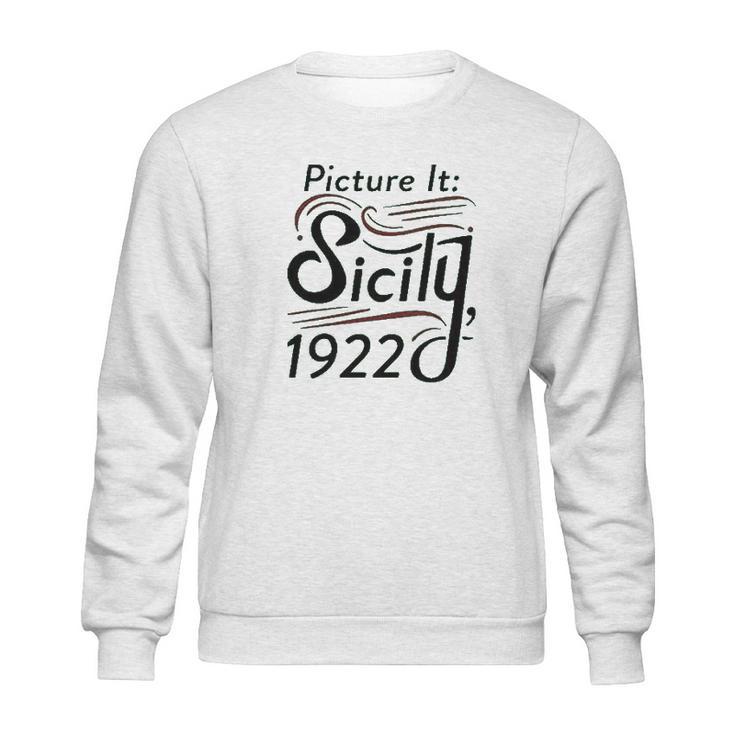 Sicily 1922 Television Funny Retro 80S Graphic Sweatshirt