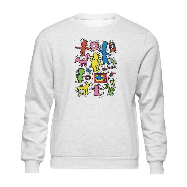 Simpsons X Keith Haring Sweatshirt