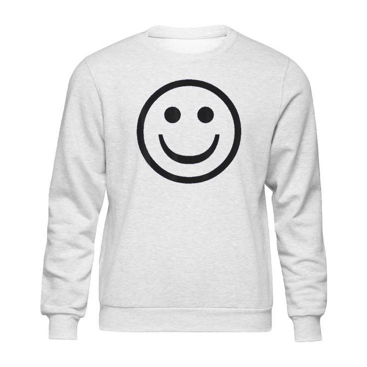 Smiley Face Cute Positive Happy Smile Face Sweatshirt