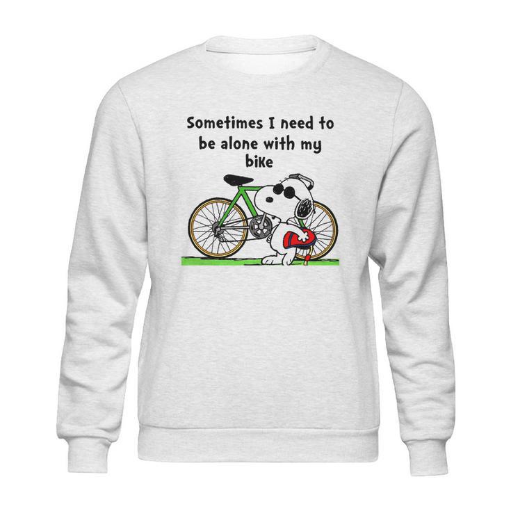 Snoopy Bike Sweatshirt