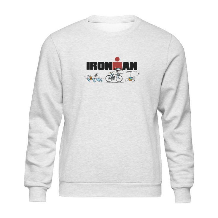 Snoopy Ironman Sports Shirt Sweatshirt